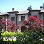 6" WGS, Eclipse Millennium Leaderhead and Custom downspout strap Half Round Copper Gutter 15