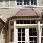 Copper Sweep Style Bay Window over Eclipse Millennium Copper Gutter Copper Bay Window 1