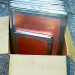 Box Of Pre-Tinned Copper Roofing Shingles Commercial 10-1