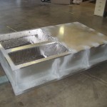 Custom Welded Curb With Astro Foil Commercial 9-1