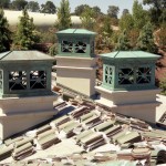 Sierra Style Copper Deco Tops W/Green Over Brown Patina Copper Deco Top 3