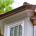 Eclipse Millennium Copper Gutter W/Brown Patina Eclipse Millennium Copper Gutter 4