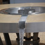 Custom stainless steel water trough and waterfall Stainless Steel Water Feature 1-2