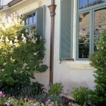 Tiburon Copper Gutter And Leaderhead Copper Gutter 4-2