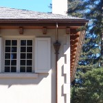 Half Round Copper Gutter W/Cast Bronze Eclipse Millennium Leaderhead Half Round Copper Gutter 8