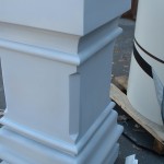 Custom 16 Ga Welded Steel Cornice Custom Cornice Pillar 1-1