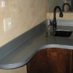 1 MM Blue-Gray Zinc Countertop with radius Zinc Countertop 7