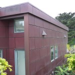 32 oz copper siding panels with 24 oz copper fascia Copper Siding Panels 1-1